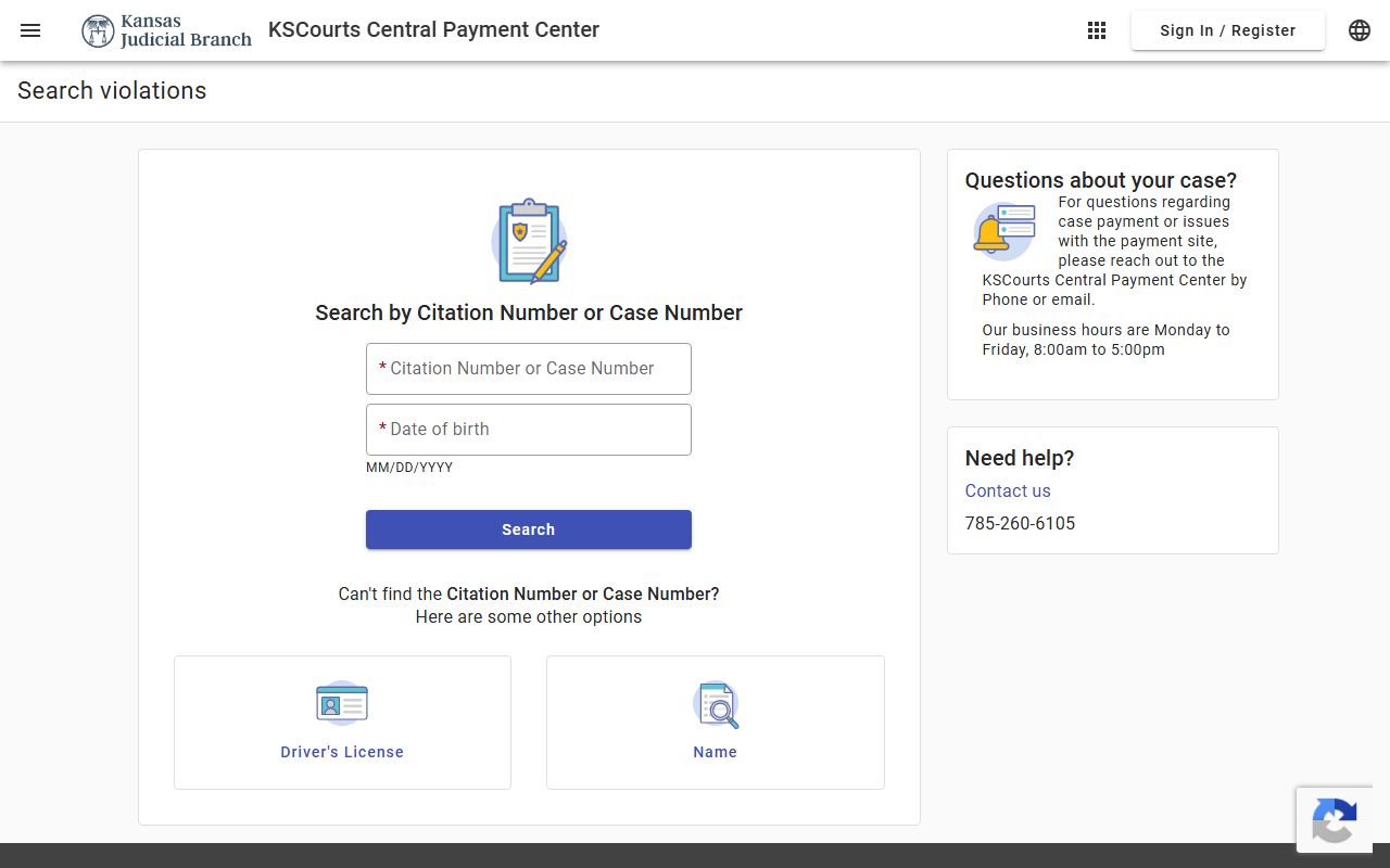 Chautauqua County court dockets Kansas payment search